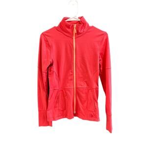 The North Face Pink Lightweight Athletic Jacket Pockets Full Zip Women's Small